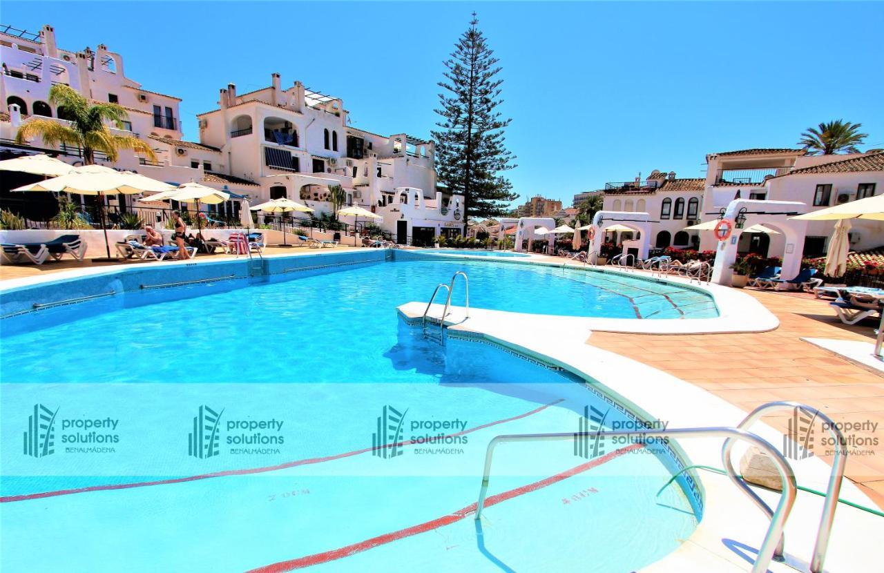 ベナルマデナPueblo Evita - Playa A 400M - Terraza Con Barbacoa Privada- Zona Avenida De Las Palmerasアパートメント エクステリア 写真