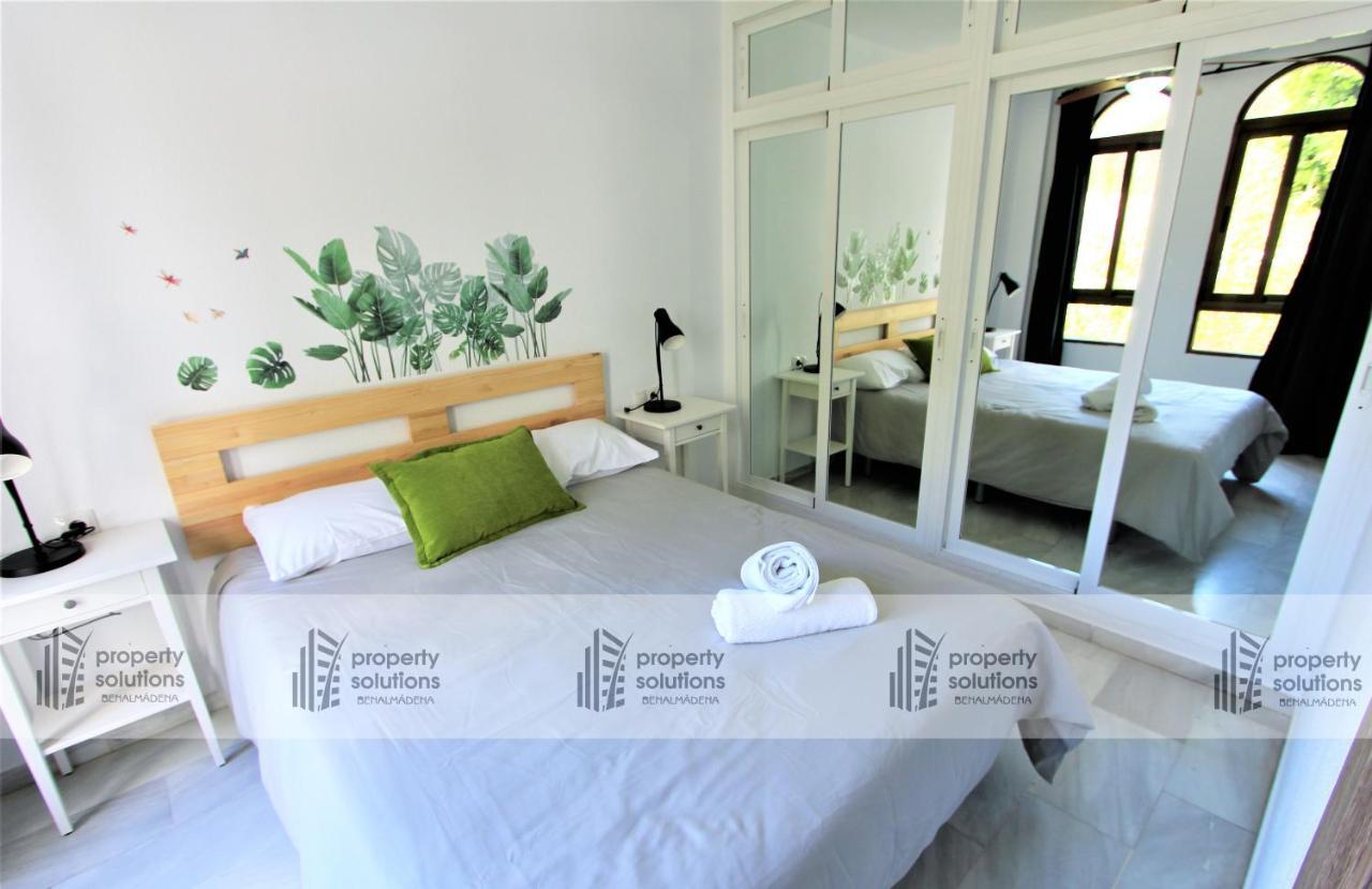 ベナルマデナPueblo Evita - Playa A 400M - Terraza Con Barbacoa Privada- Zona Avenida De Las Palmerasアパートメント エクステリア 写真