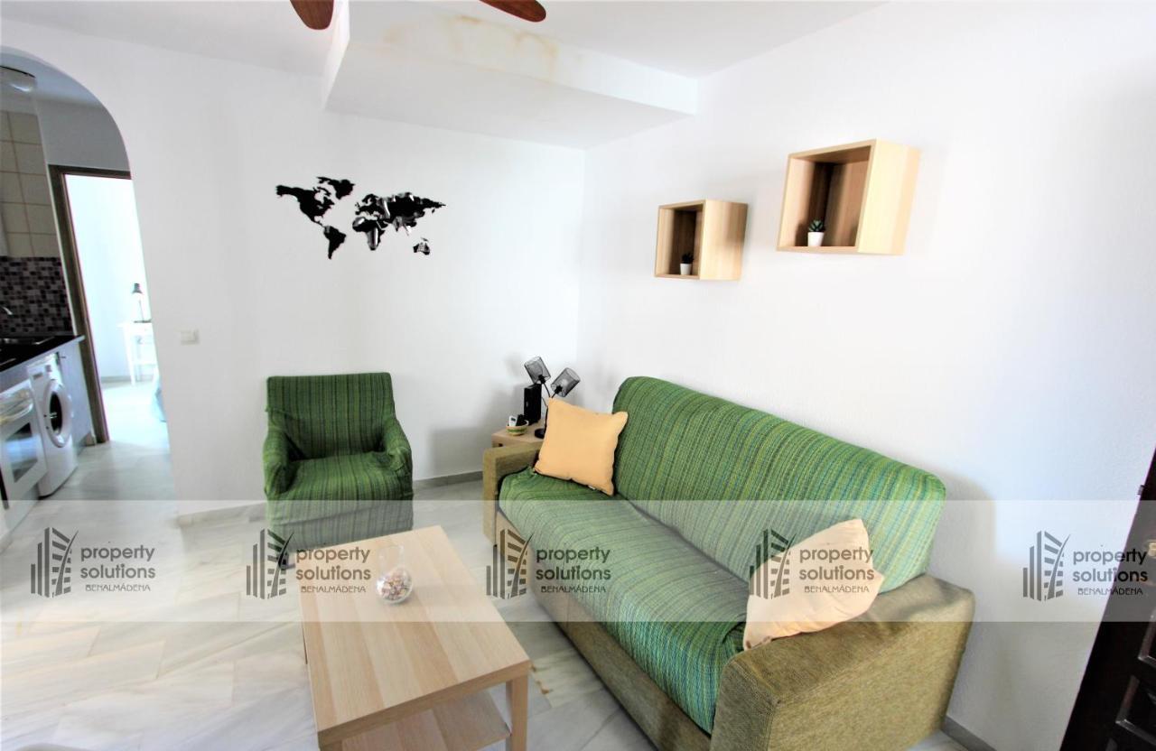 ベナルマデナPueblo Evita - Playa A 400M - Terraza Con Barbacoa Privada- Zona Avenida De Las Palmerasアパートメント エクステリア 写真