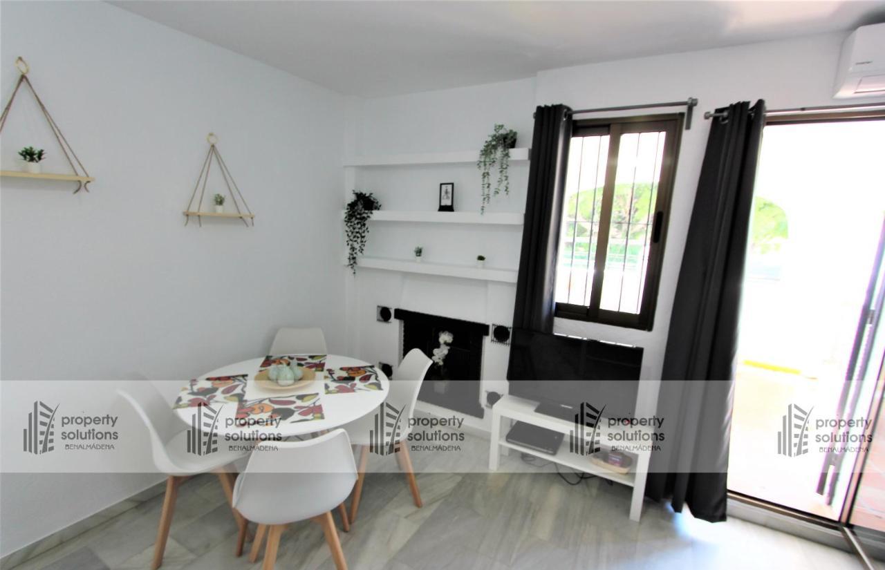 ベナルマデナPueblo Evita - Playa A 400M - Terraza Con Barbacoa Privada- Zona Avenida De Las Palmerasアパートメント エクステリア 写真