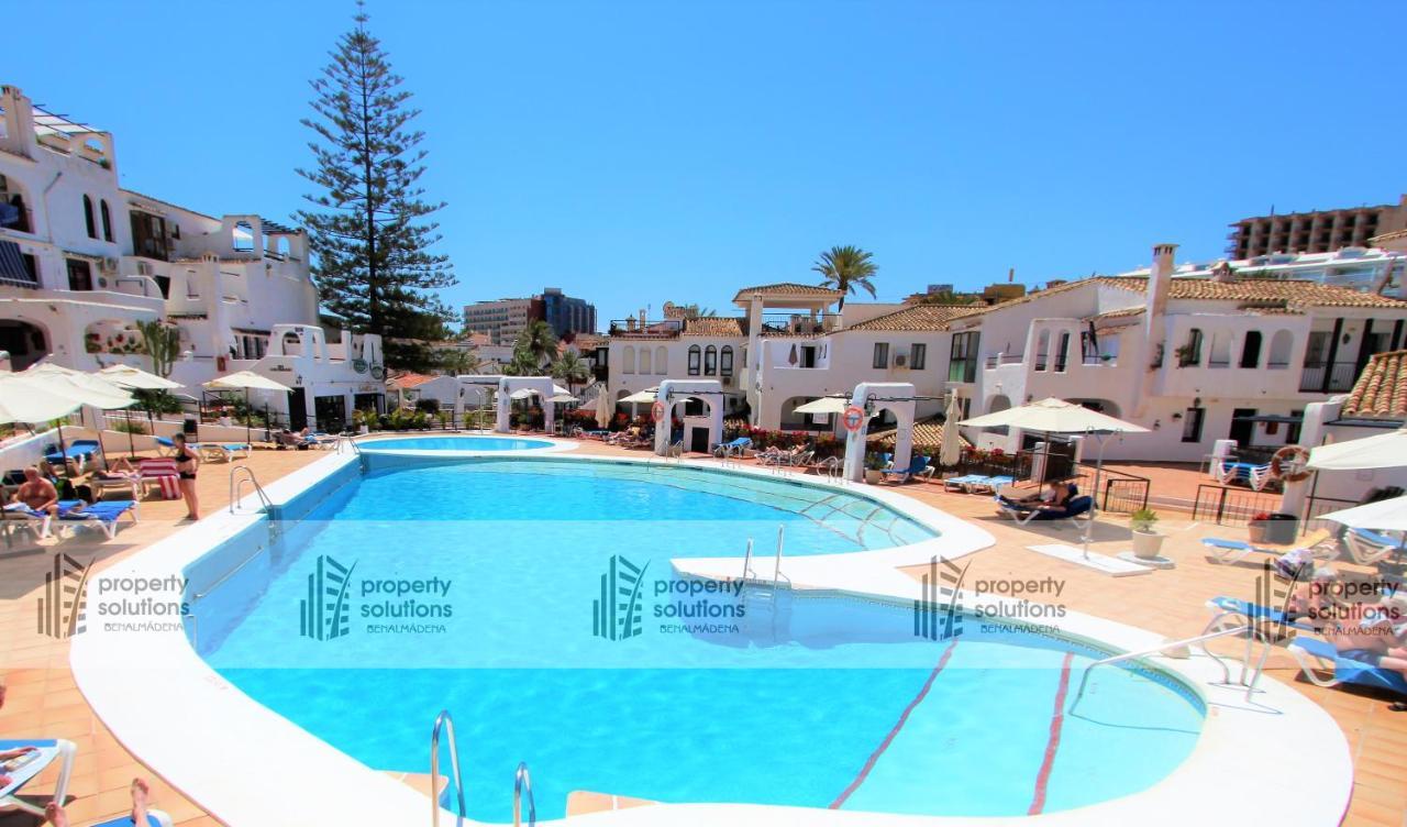 ベナルマデナPueblo Evita - Playa A 400M - Terraza Con Barbacoa Privada- Zona Avenida De Las Palmerasアパートメント エクステリア 写真