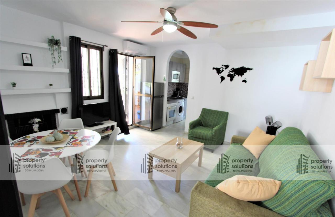 ベナルマデナPueblo Evita - Playa A 400M - Terraza Con Barbacoa Privada- Zona Avenida De Las Palmerasアパートメント エクステリア 写真