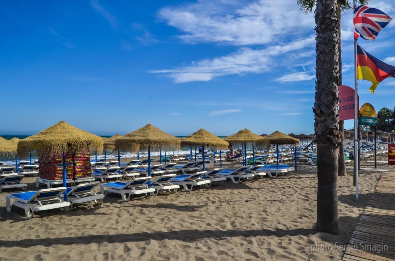 ベナルマデナPueblo Evita - Playa A 400M - Terraza Con Barbacoa Privada- Zona Avenida De Las Palmerasアパートメント エクステリア 写真